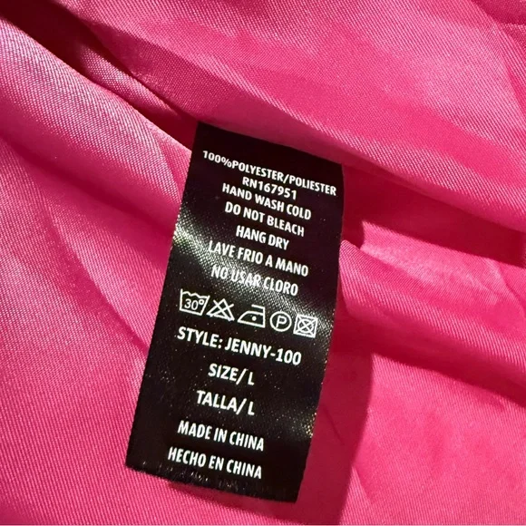 NWT fuchsia corduroy puffer jacket - Picture 6 of 7